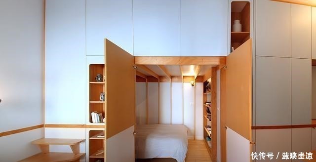 通风换气|明明是一居室,打满墙柜子把2间卧室藏里面,30㎡要住一家4口!