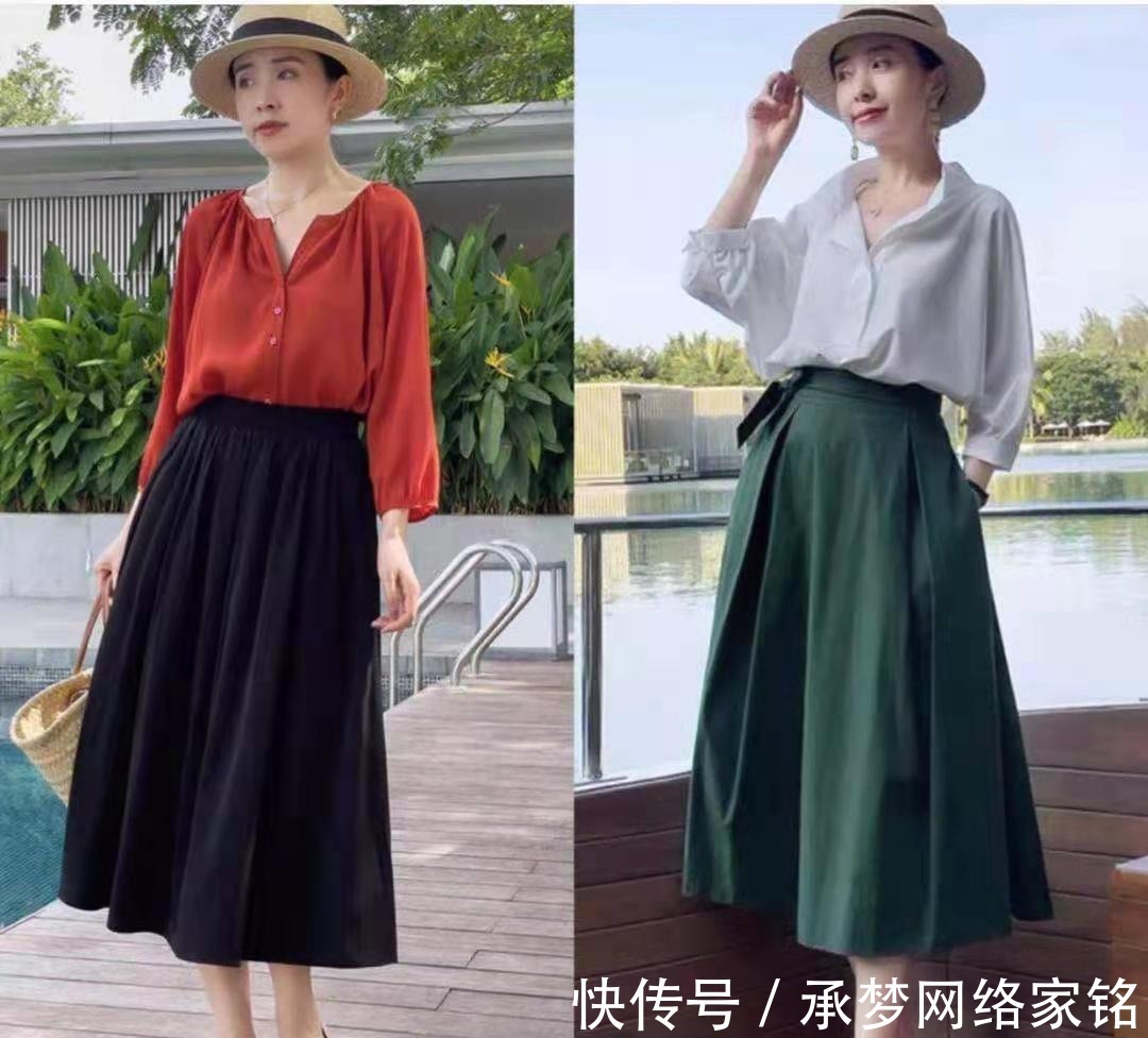 有气质|中年女性要远离大妈感!夏季试试这些穿搭模板,清爽又有气质