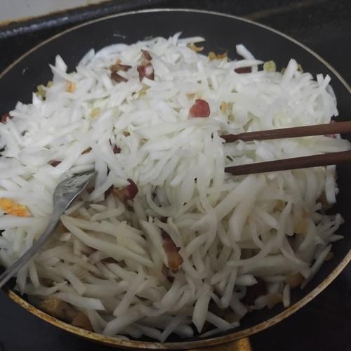 萝卜糕，香脆可口，家常味道