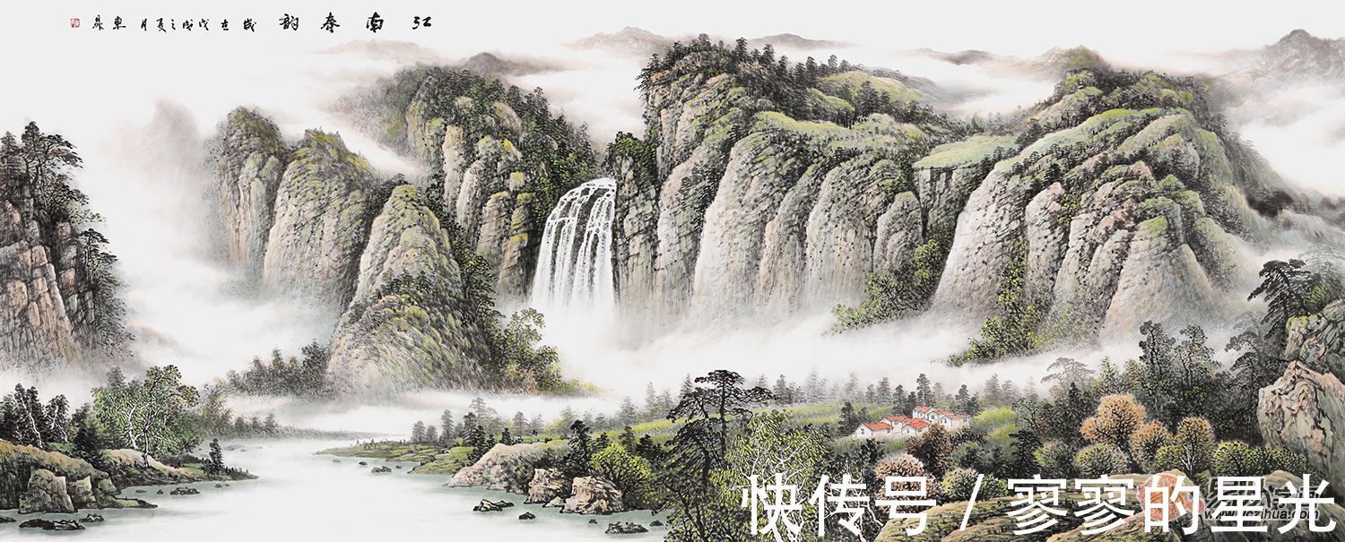 心与物$画家赵洪霞 镌刻了山水的诗意 画出了河山之美造化之韵