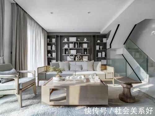 禅意|看了他的230㎡别墅，才懂何为禅意东方美，入户感，轻奢又高级！