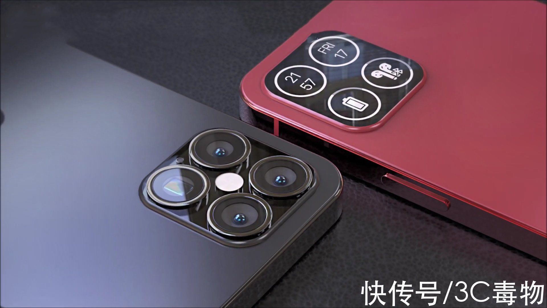 刘海屏|iphone14pro渲染图:相机模组秒变副屏,faceid和touchid屏下