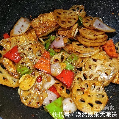 入味|#一道菜表白豆果美食#麻辣香锅豆腐 比肉还香的素菜