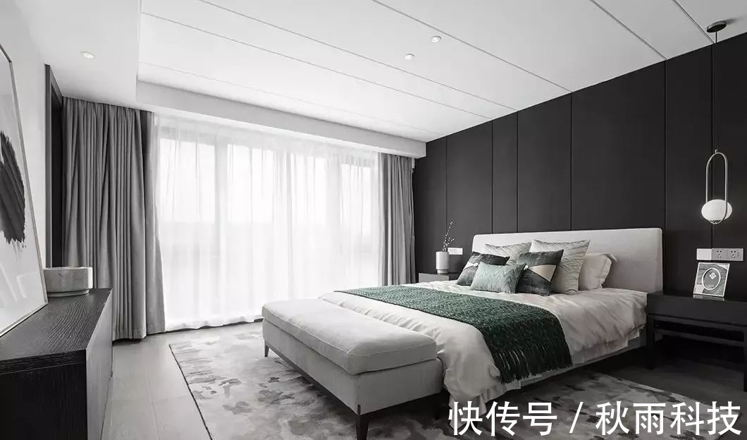 为主人|190㎡现代简约复式,灰白配+木饰面,营造安静优雅的空间