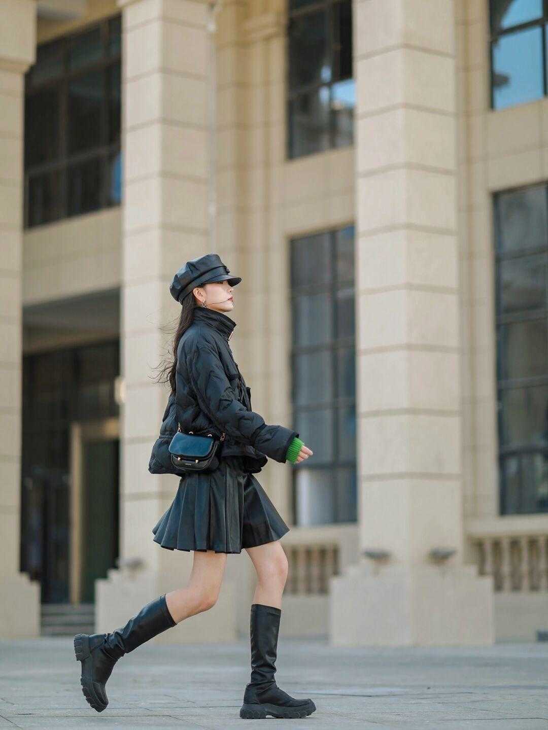 修饰|羽绒服要遮肉更要时髦,看潮人给你亲身示范,好用还简单!