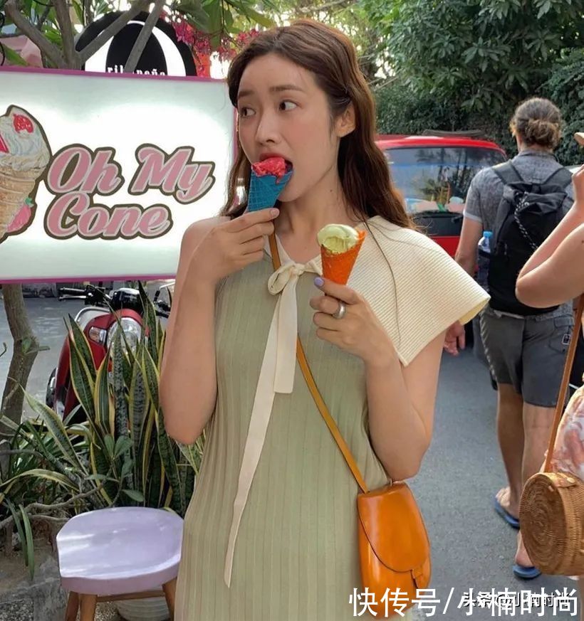 get|真会穿！韩国女星车静媛的夏日搭配好看又时髦快GET