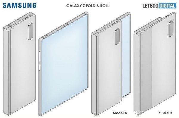 fold3|三星全新折叠屏手机专利公开 折叠屏卷轴屏合二为一