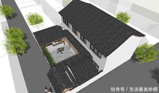 富贵牡丹|惊艳全村,这处自建四合院设计,堪称自建典范!