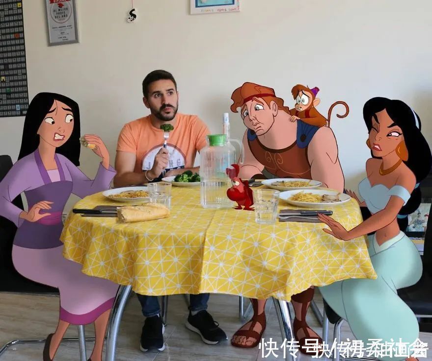 塞缪尔|他将迪士尼动画明星“请”进家门,一系列小插曲,令人捧腹