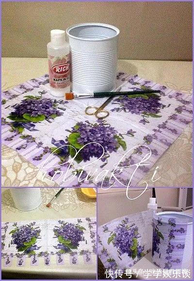 笔筒|奶粉罐、铁管能做些什么环保实用的变废为宝手工合集,附教程