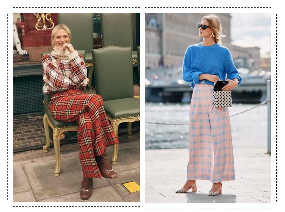 大毛衣+阔腿裤,才是秋冬最慵懒时髦的打开方式