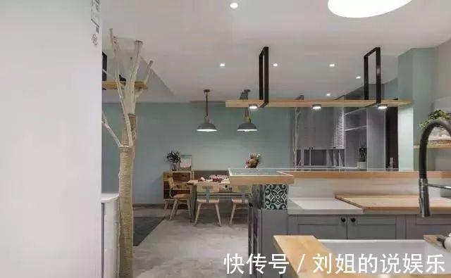 餐厅|客厅、餐厅和厨房全开放式设计，好一个宽敞、清爽、惬意的家