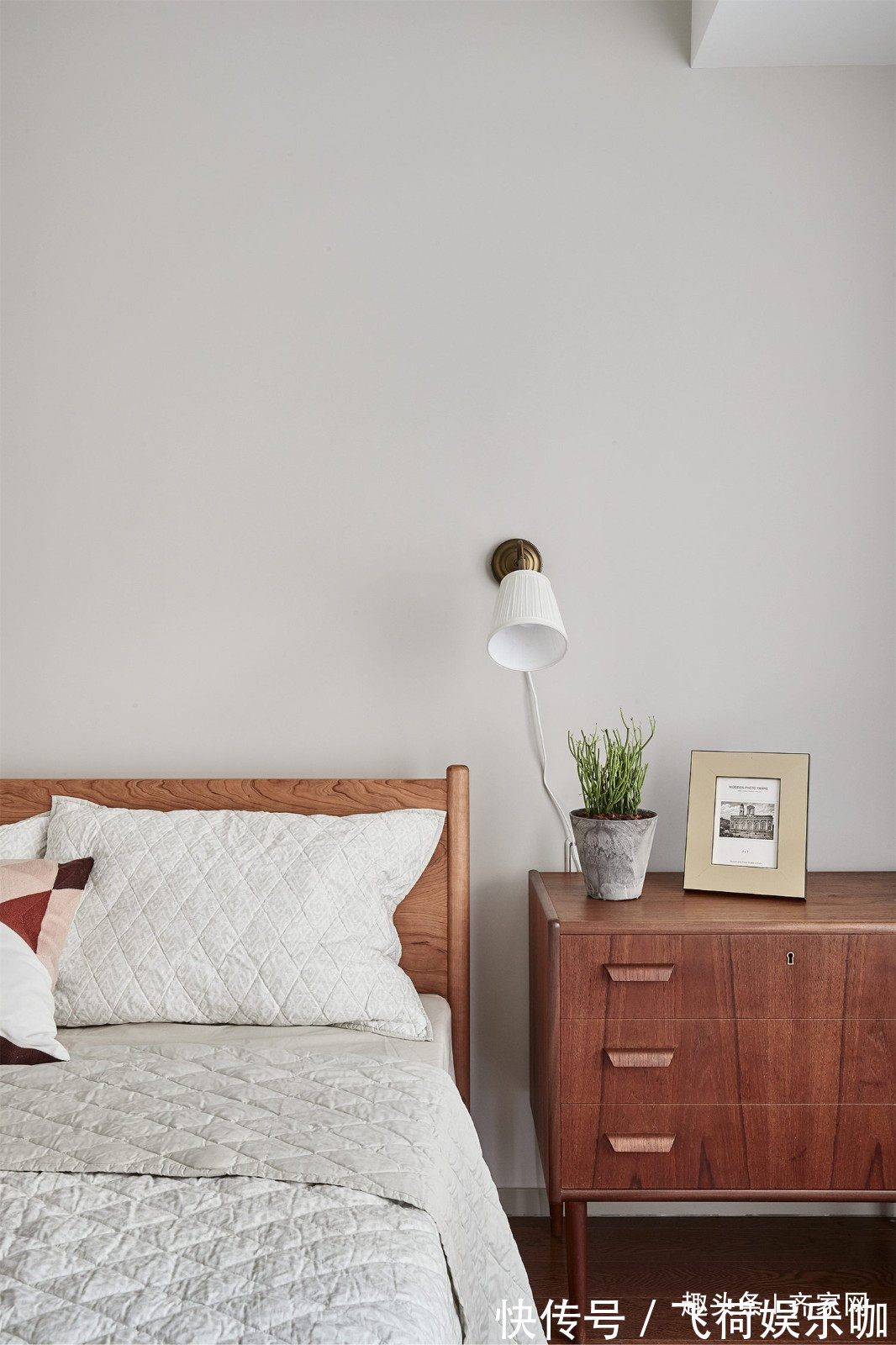 视觉感|95平三房北欧,复古的视觉感,柚木渐变的美感,创造家庭幸福感!