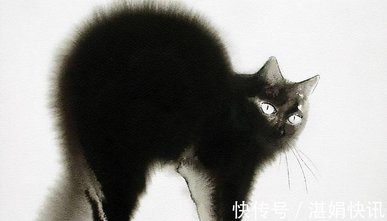 恩德雷!水墨是中国传统绘画,老外用它画动物——别说另有一番意境