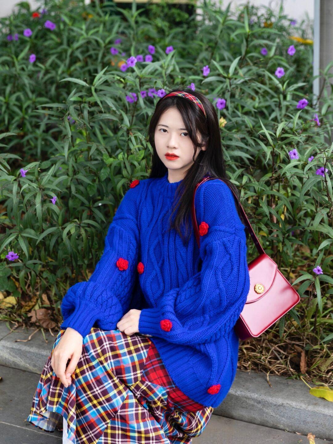 拉链|衣品好的女人,冬季都少不了“毛衣”的搭配,气质爆表