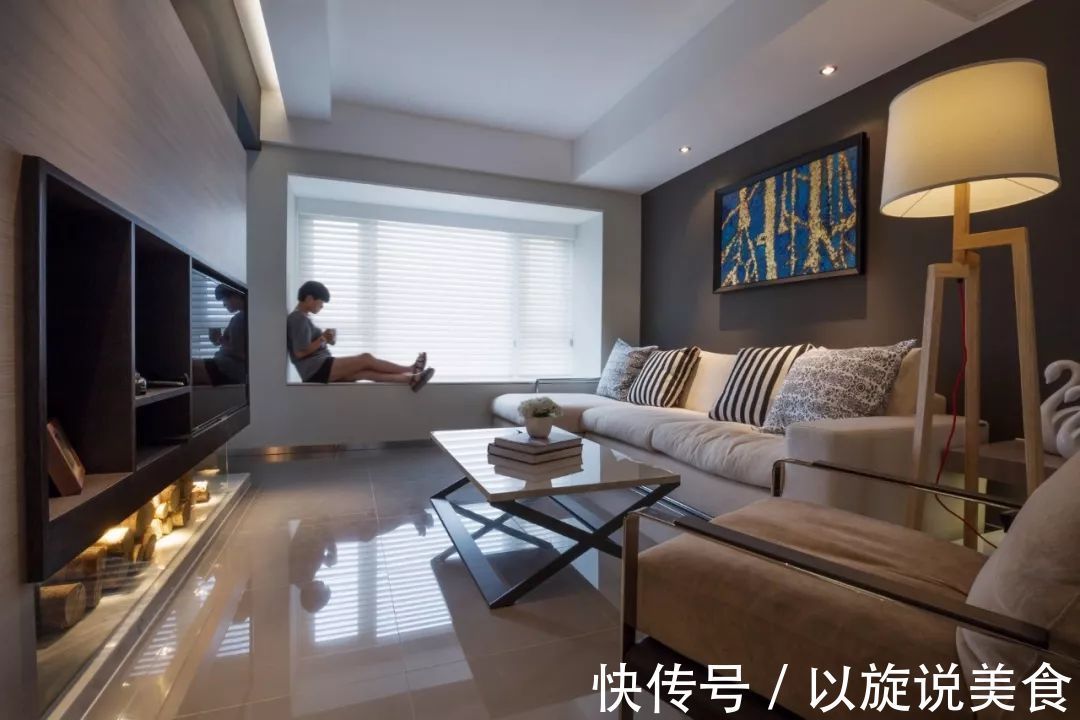 客厅|33款高级灰的客厅，简约空间的高级感