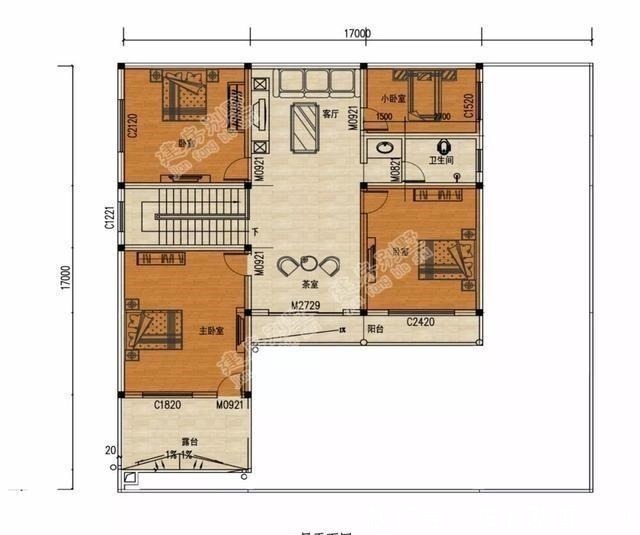 自建房|带庭院的两层自建房,中式风格设计,这日子过得安逸!
