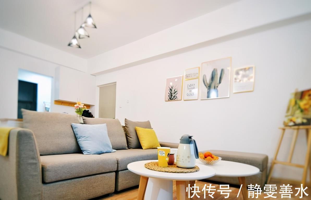 餐厅|夫妻的62㎡横厅小三房,格局完美简约清新,诗一样的生活让人羡慕