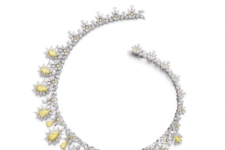 耳环 大宝石项链红毯回归,珍珠项链多层进发,社交媒体改变审美