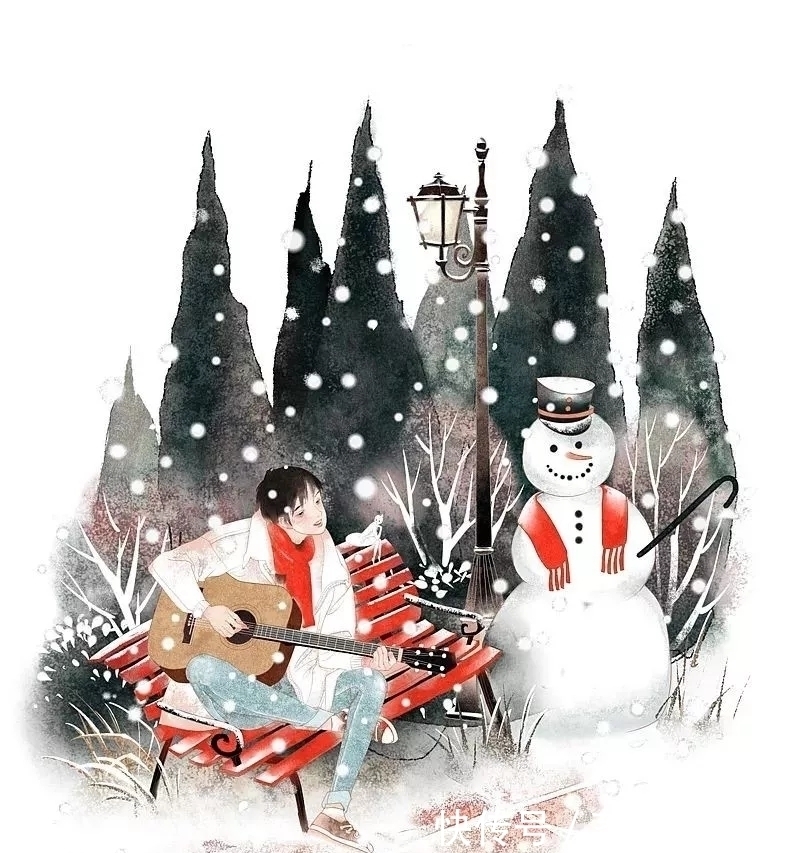 绘画#清华大学才女尧立,她笔下的插画,美到让人窒息