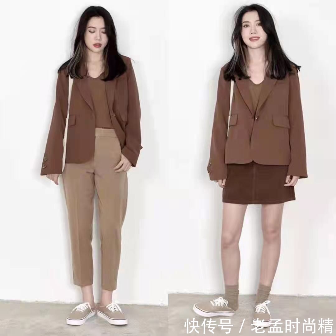 复古|秋天“小西装”怎么穿?这么穿复古休闲