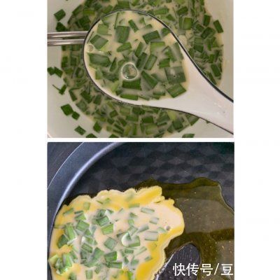 薄饼|别再出去吃了，韭菜鸡蛋饼-妈妈早餐自己做更好吃