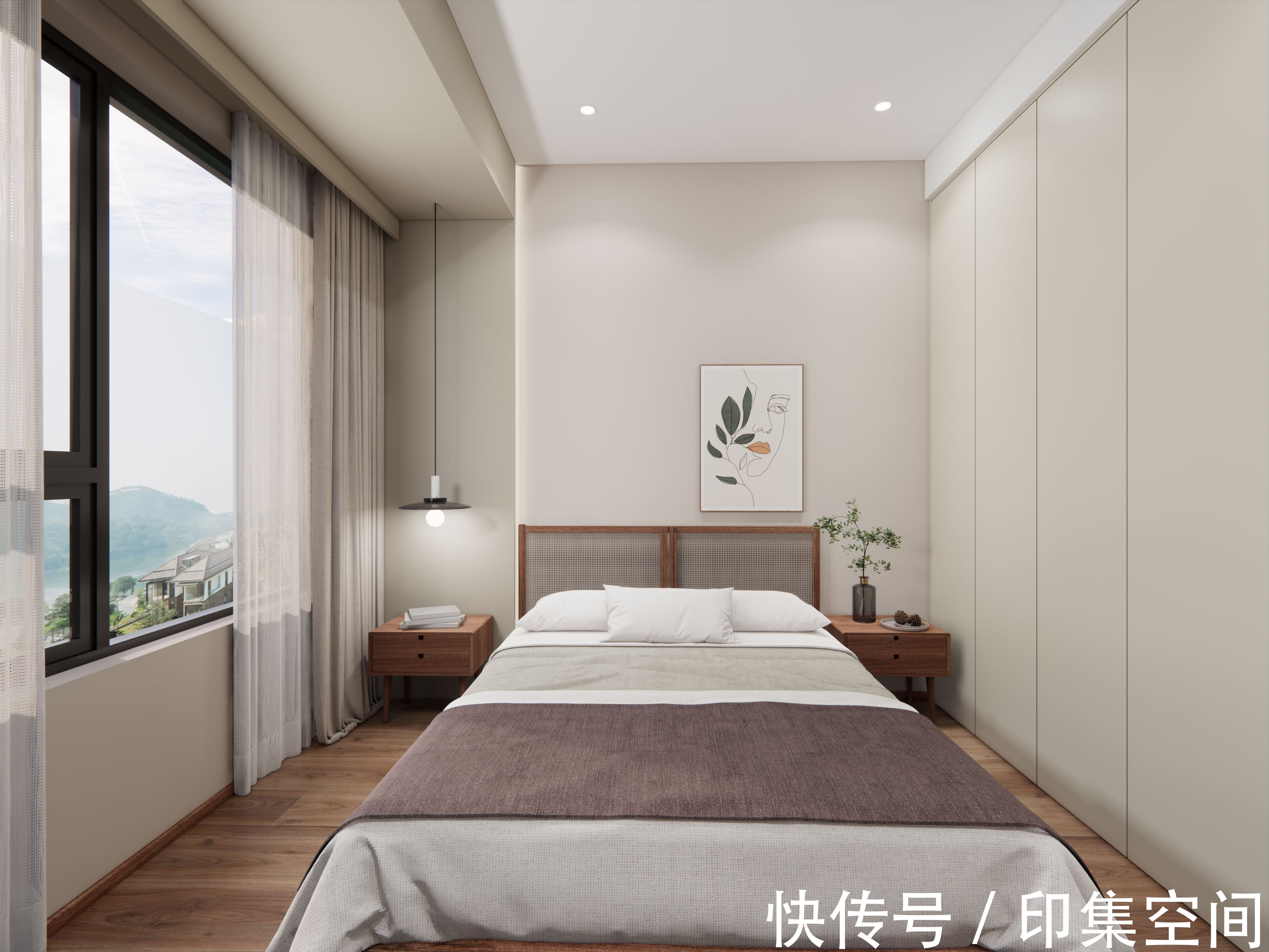 原木|保利观澜90㎡,文艺女青年的安闲