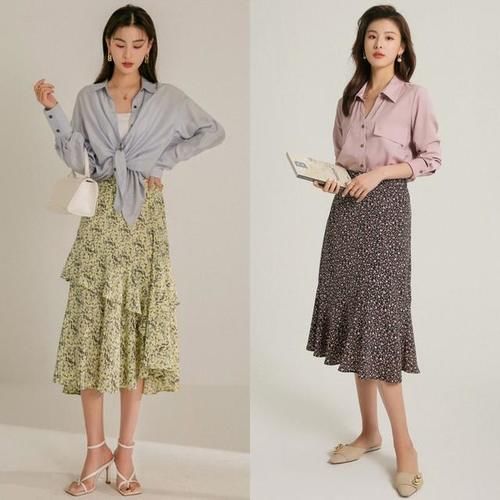 公式|今夏“碎花半身裙”火了!掌握这些穿搭公式,优雅吸睛,稳居C位