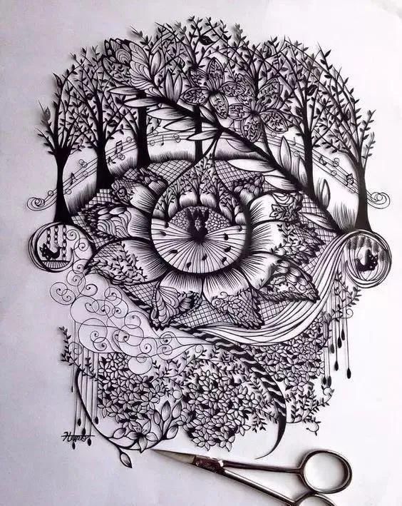  作品|一张纸，也可以雕出艺术，玩到极致，是创作人用心的美！