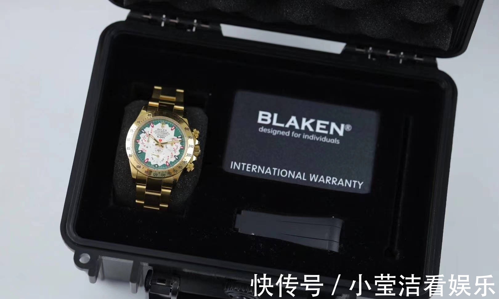 迪通|大c论表:劳力士迪通拿改装扑克表盘效果