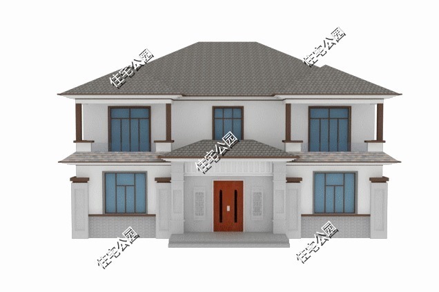 小知识|15×12米二层小别墅,造型美观布局实用,自家盖房选这套准没错