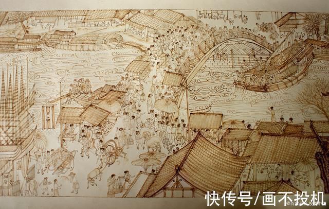 上色$传统烙画的两种上色,淡彩着色法和重彩着色法,你更喜欢哪一种