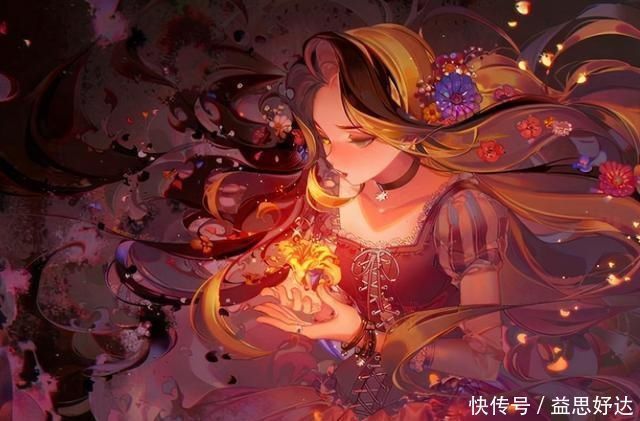 艾莎|当迪士尼公主换一种画风,艾莎是最美的那个,爱丽儿公主温婉如玉