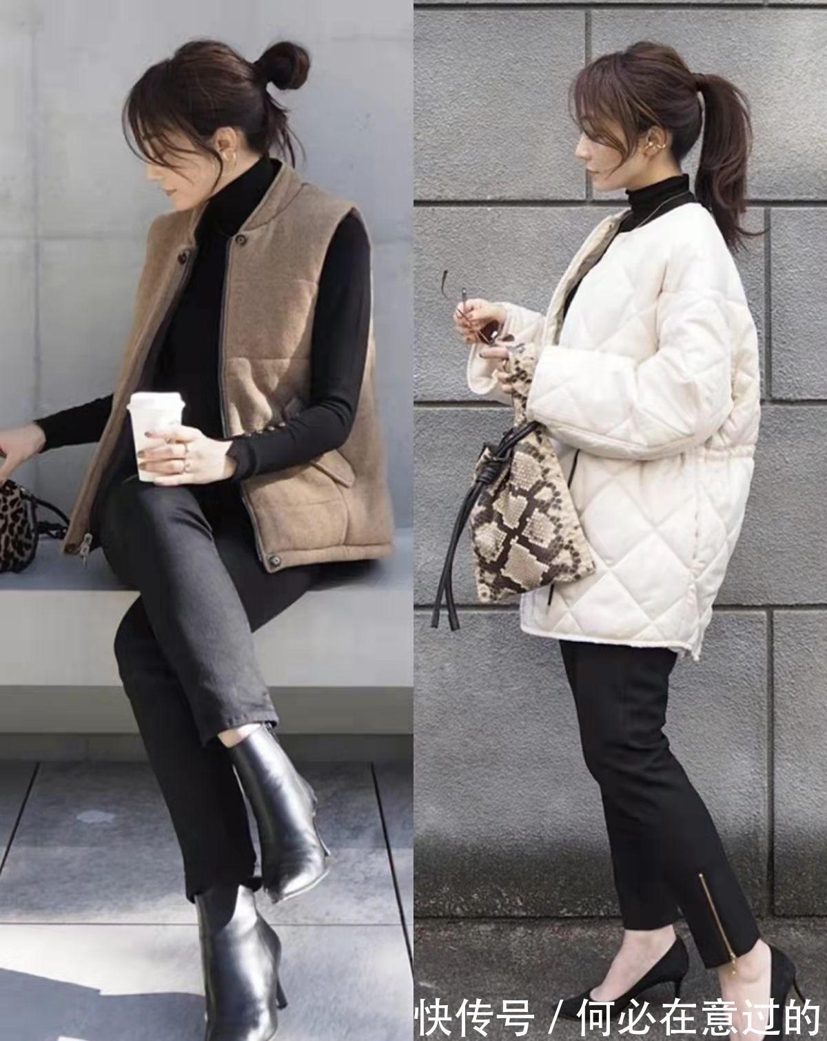 冬季 冬季穿衣只用黑白灰驼基础款,却赢得优雅时尚,她是如何做到的?