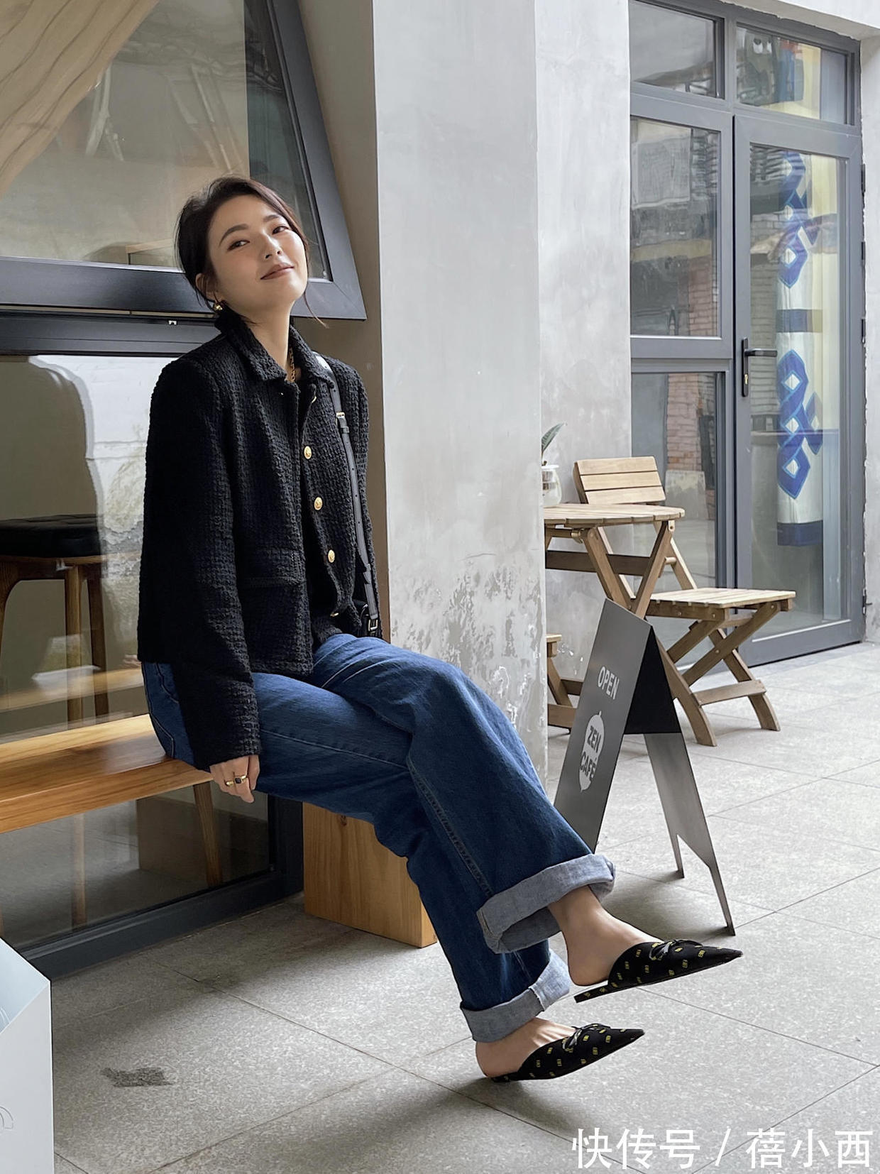 半身裙 “短外套”是优雅女人的穿搭必备,配半身裙、裤子都自带高级感