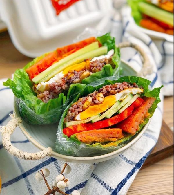 电饭煲|蔬菜三明治