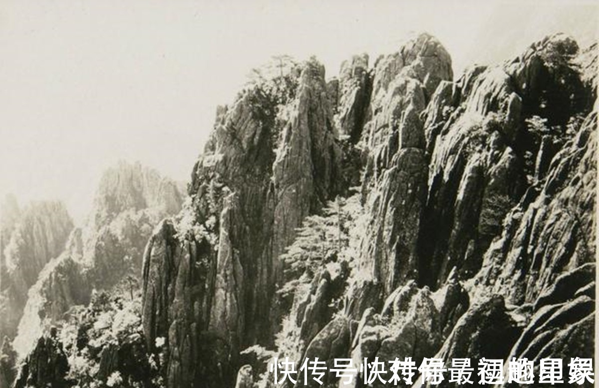 黄山|老照片：1929年的安徽黄山，有史以来最早的黄山实景照片