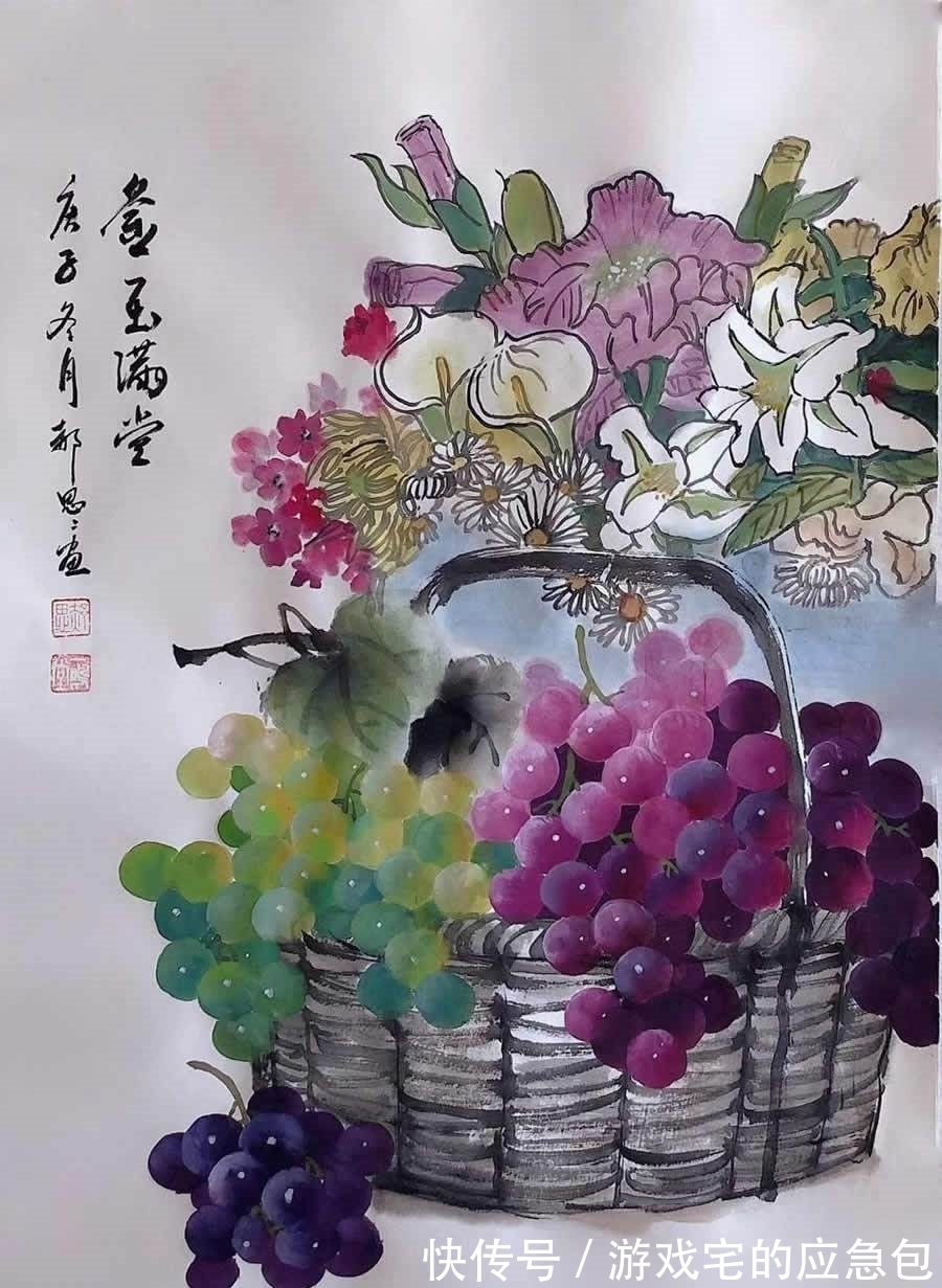 美女@郝思思 一位有颜值偏要靠才华的美女画家