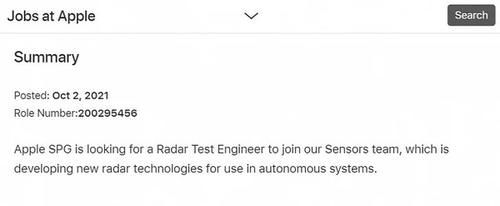 汽车|实锤！苹果正在开发自动驾驶汽车技术 还在招工程师