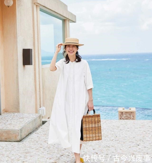 清新 日本主妇的夏季穿搭，清新优雅，适合40岁、50岁，穿出高级气场！