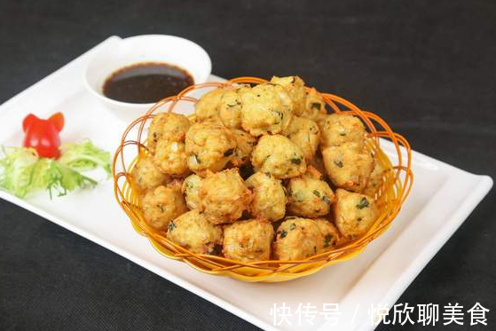 淀粉|炸丸子，记住不要放面粉和淀粉，教你正确方法，外酥里嫩又弹牙
