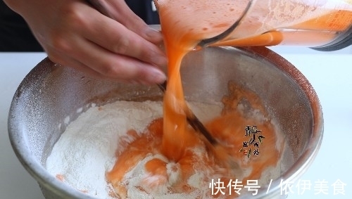胡萝卜汁|睡前蒸锅此种馒头，第二天早餐主食就有了，好吃还明目，孩子喜欢