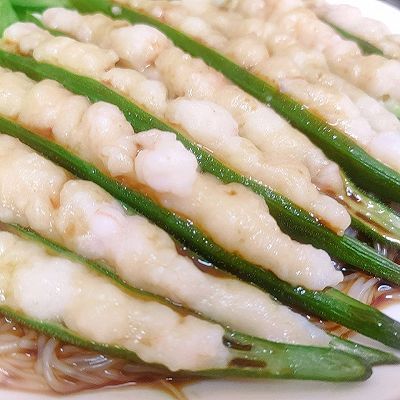 小米椒|虾滑酿秋葵