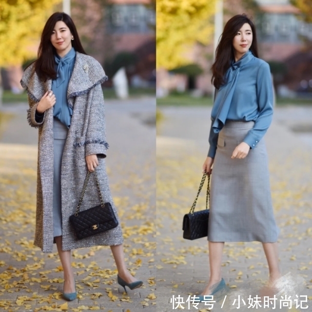 冬季职场穿搭摆脱沉闷感，穿出高级脱俗的满分气质！