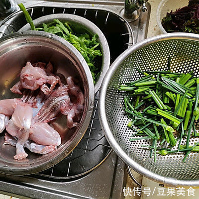 学会这样做#清香麻爽秒入魂#藤椒韭花牛蛙秒变大厨