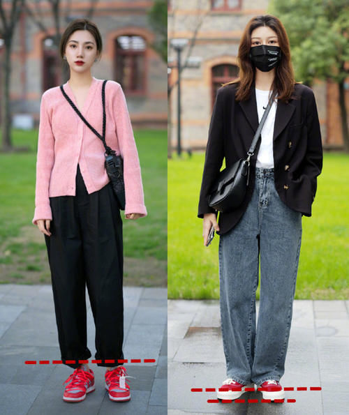 阔腿裤＋短靴，阔腿裤＋老爹鞋，简直美到犯规！