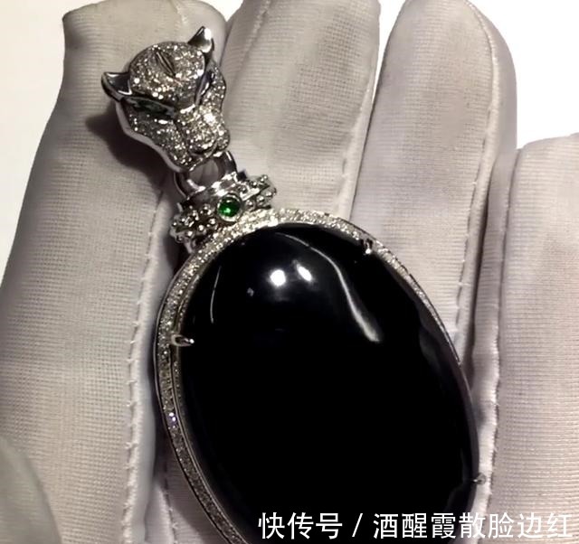 黑提 三颗“黑提”蛋面,豹子头修饰,霸气又吸睛