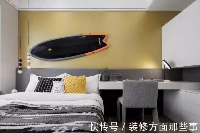 墙面|120平现代风格装修,一进门就被迷住了,客厅地毯很有特色