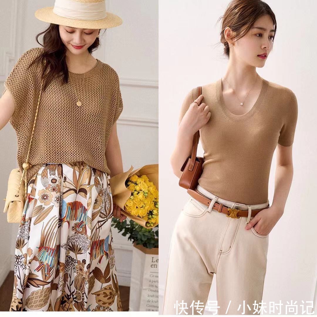 夏日|夏季针织衫新穿法，比T恤时尚，比衬衫优雅！显气质又美丽