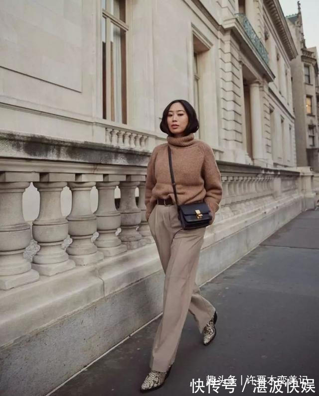 搭配 今秋火了一种穿法,叫“毛衣+奶奶裤”,保暖又时髦,谁穿谁好看